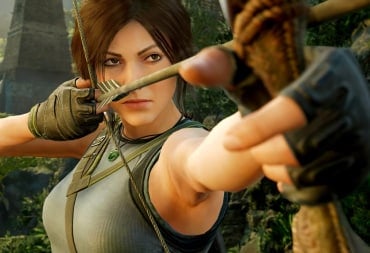 Lara drawing her bowstring back in Shadow of the Tomb Raider